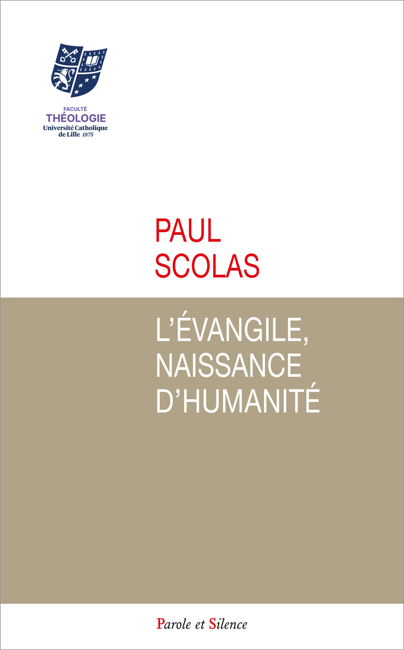 SCOLAS-L’Evangile, naissance d’humanite.indd